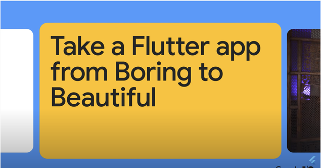 Create a simple, beautiful UI with Flutter